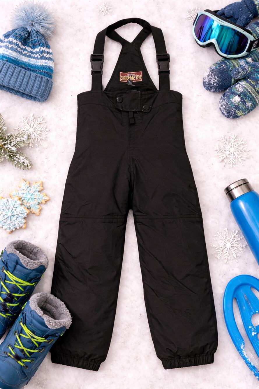 Obermeyer Kid's Unisex Preschool Frosty Suspender Snow Pants Black Size 4